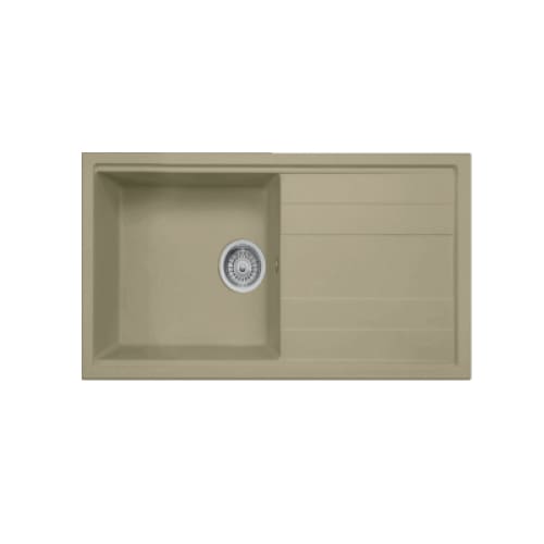 Evier de cuisine PREMIUM 1 Bac granit avec égouttoir (OREGON 11) - Grège Evier de cuisine PREMIUM 1 Bac granit avec égouttoir (OREGON 11) - Grège